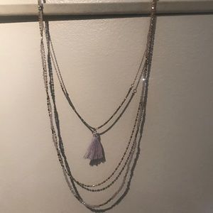 Express layered necklace.